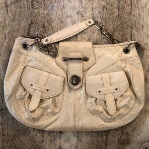 Botkier For Target White Faux Snakeskin Bag